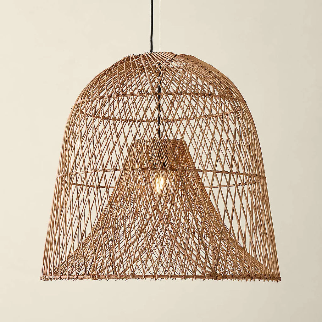 Kloe Woven Rattan Pendant Light
