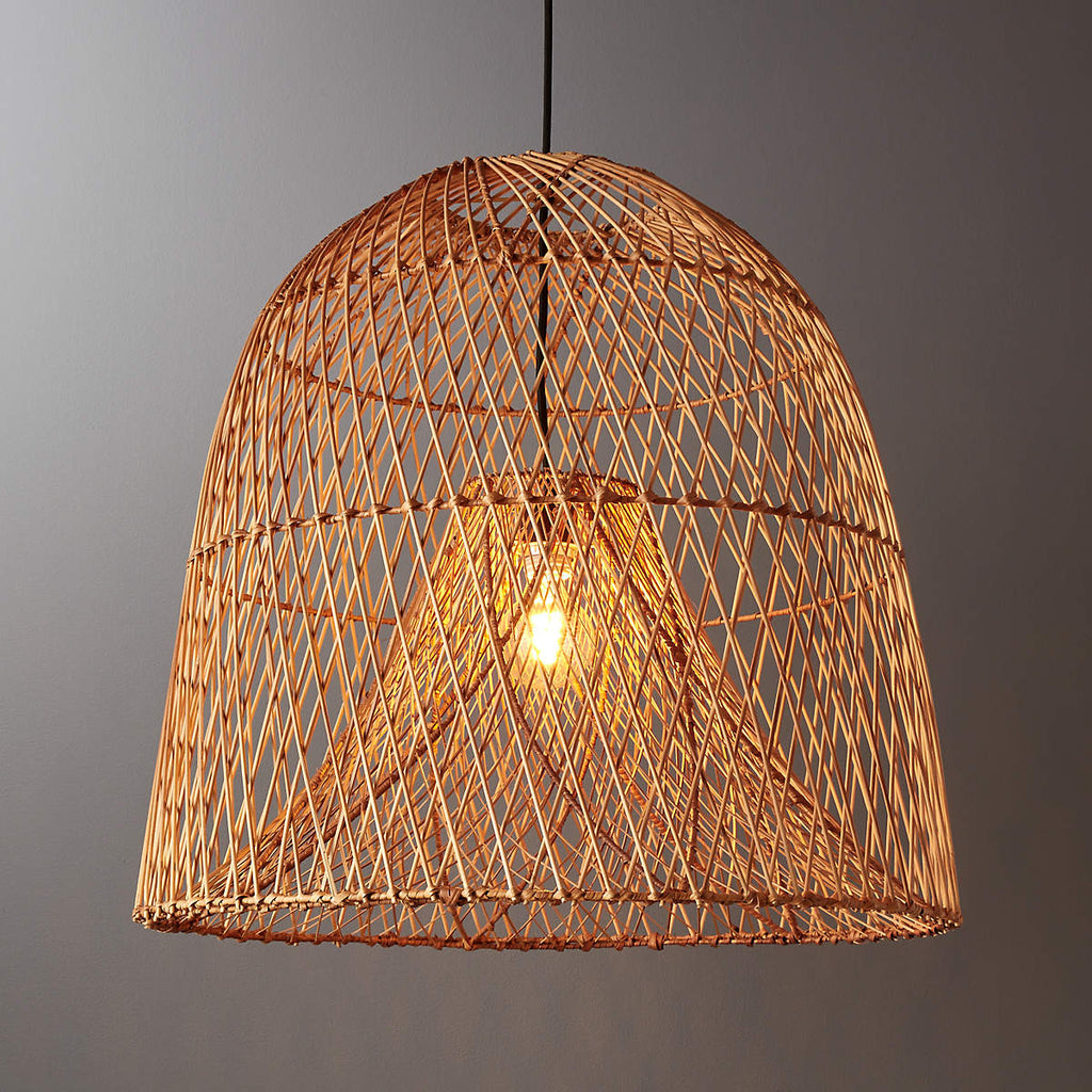 Kloe Woven Rattan Pendant Light