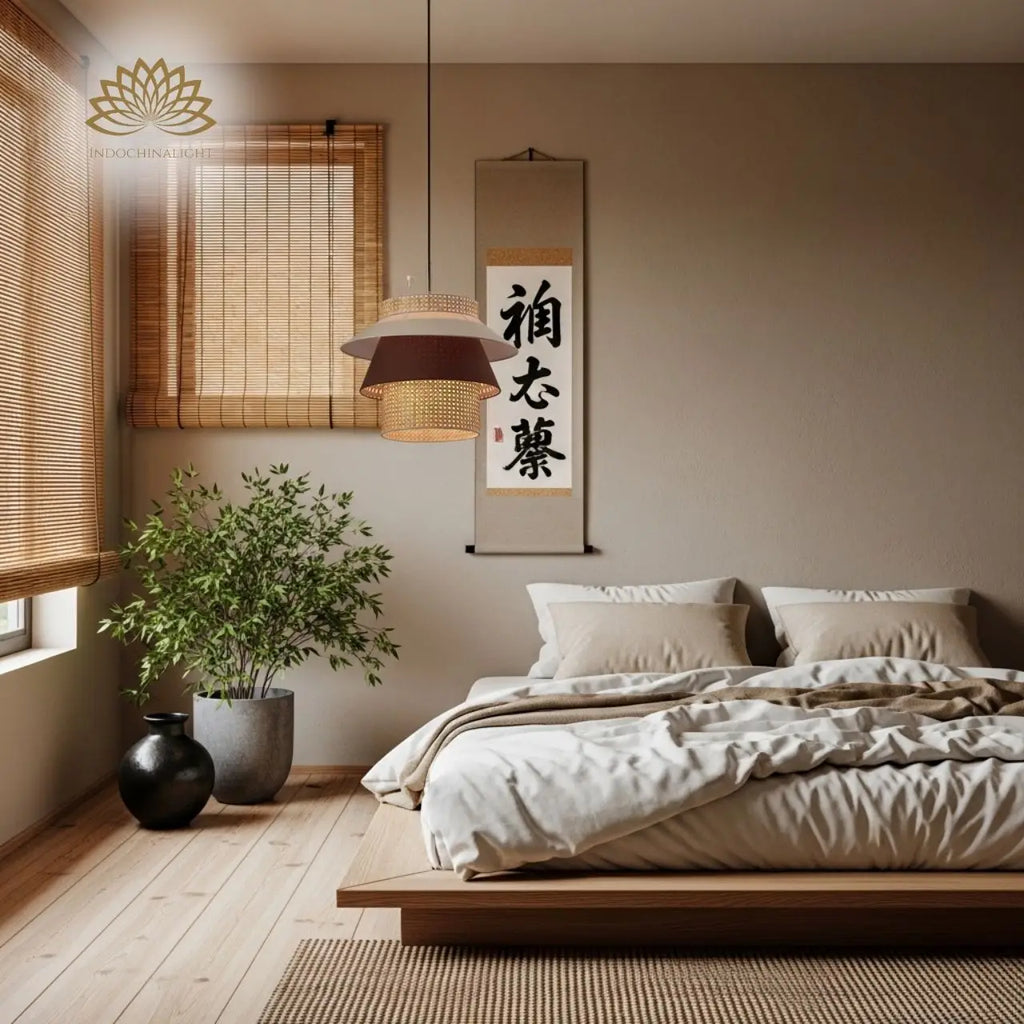 Lampa Tiered Rattan Pendant Light