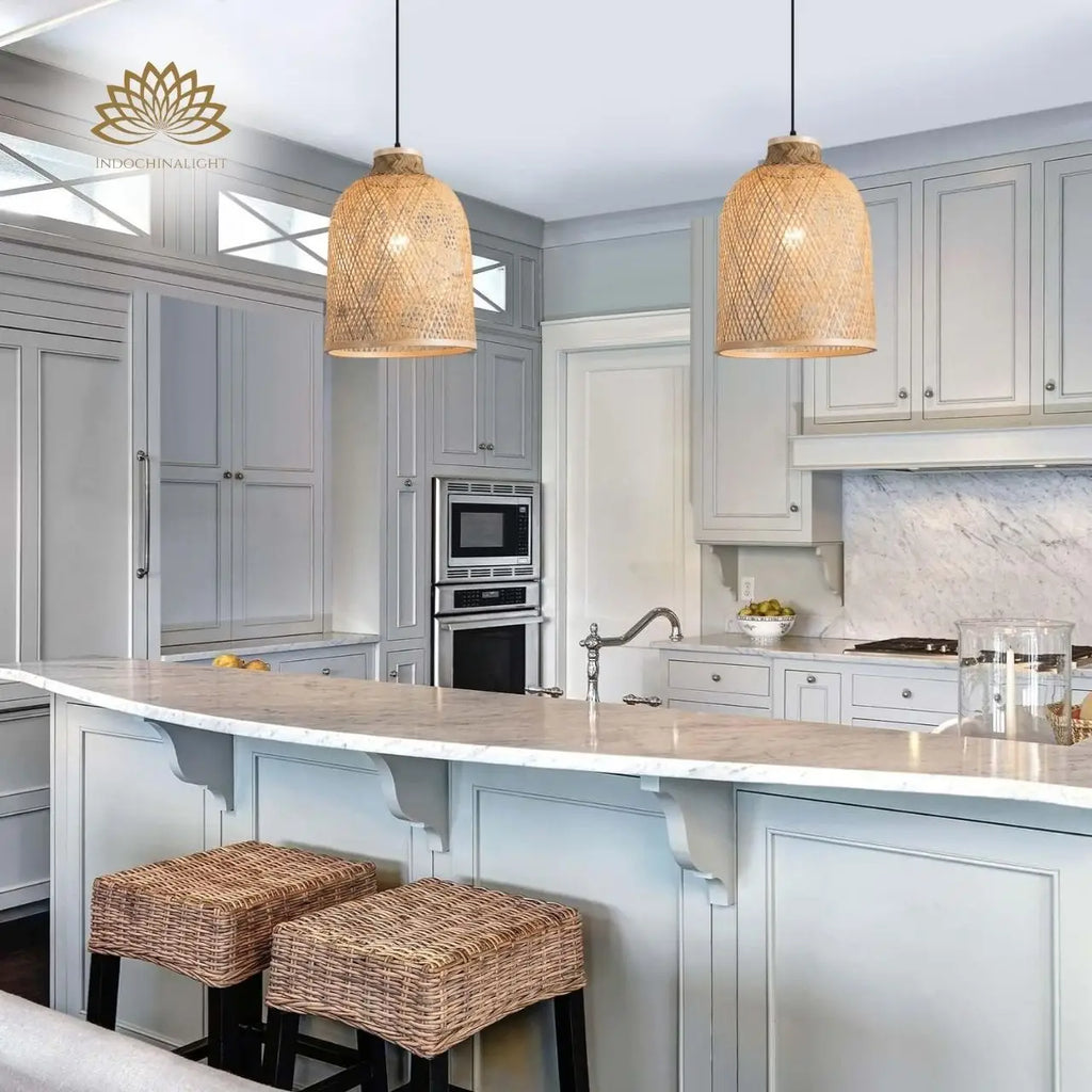 Lampada Natural Bamboo Pendant Light Shade