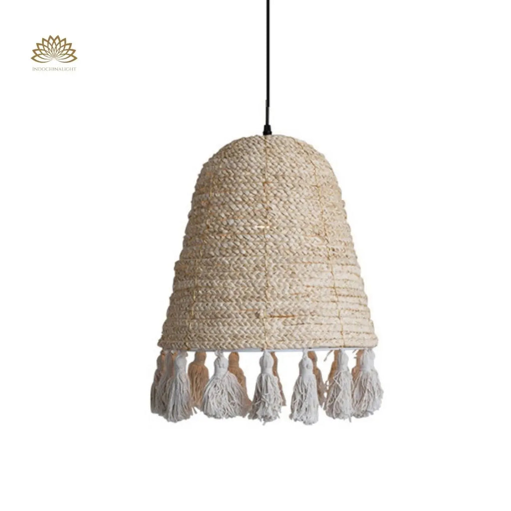 Lampara Wabi Sabi Boho Wicker Pendant Light
