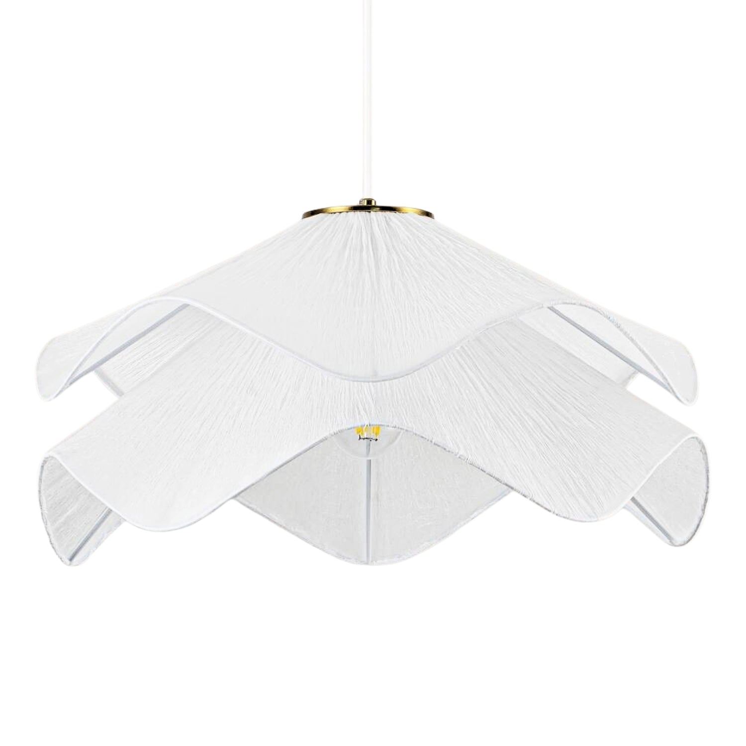 Lia Wabi Sabi Fabric Pendant Light