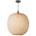 Lucy Woven Round Bamboo Pendant Light