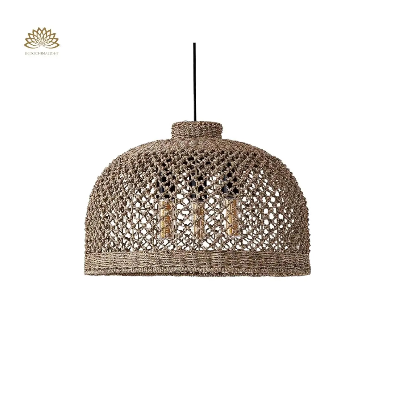 Magnolia Wabi Sabi Large Wicker Pendant Light