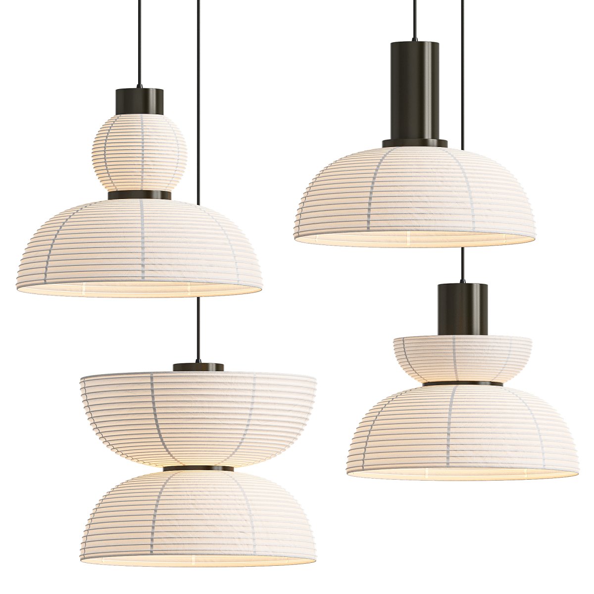 Nando Wabi Sabi Paper Pendant Light