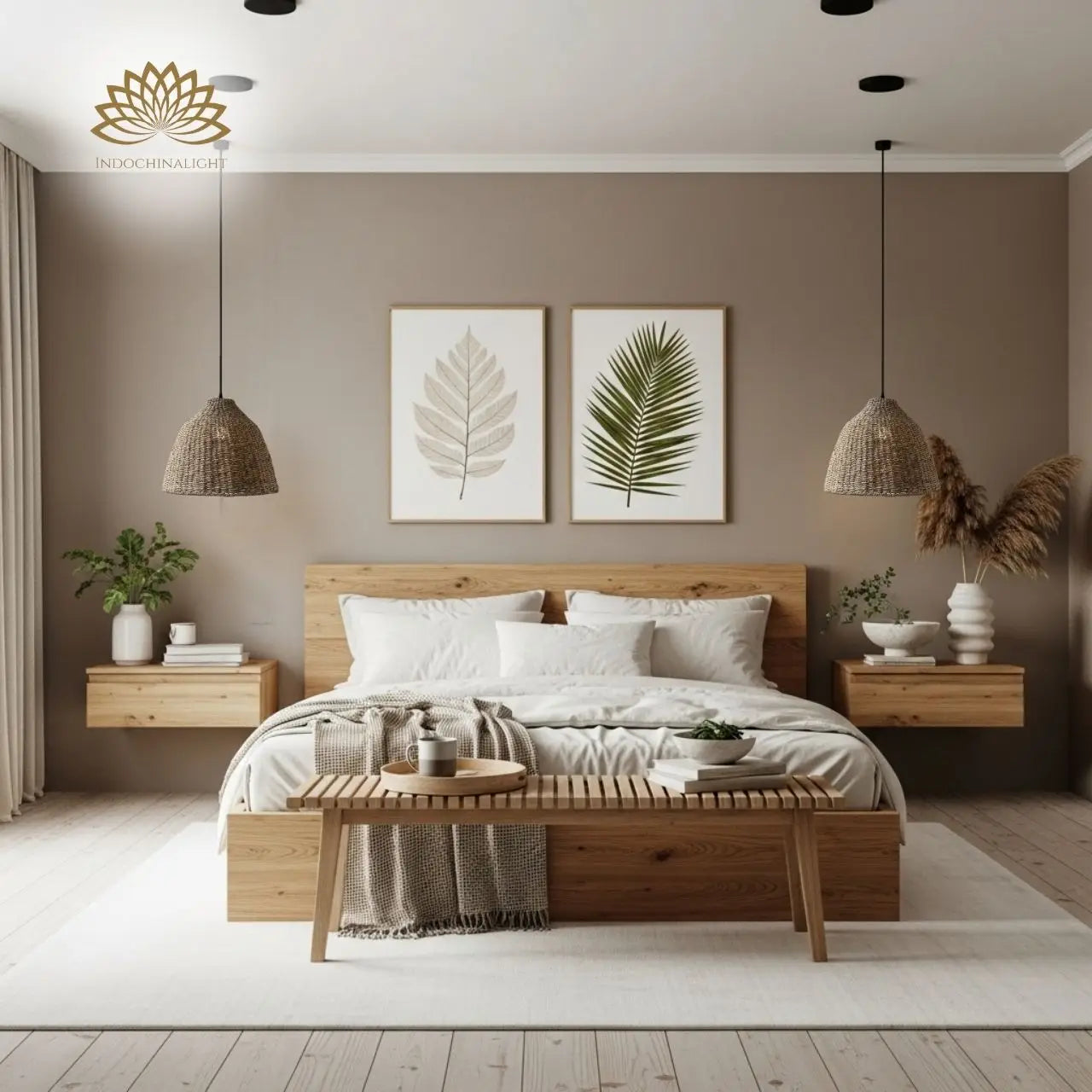 Nehara Wicker Pendant Light