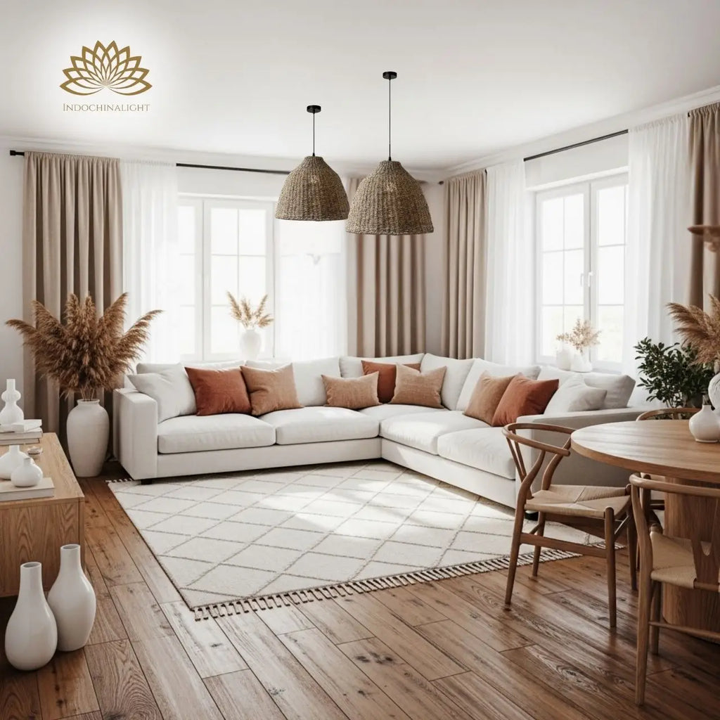 Nehara Wicker Pendant Light
