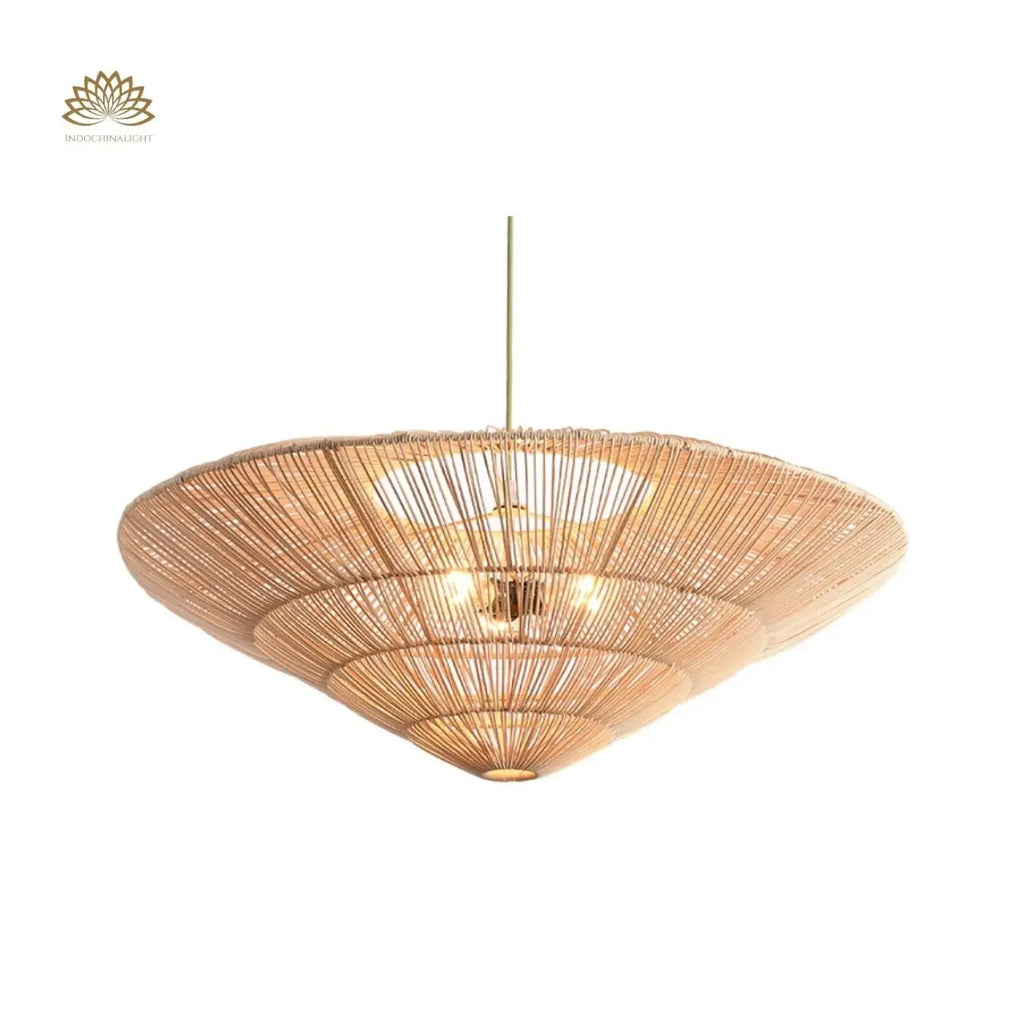 Nordic Large Umbrella Rattan Pendant Light