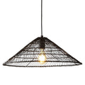 Nova Black Rattan Pendant Light