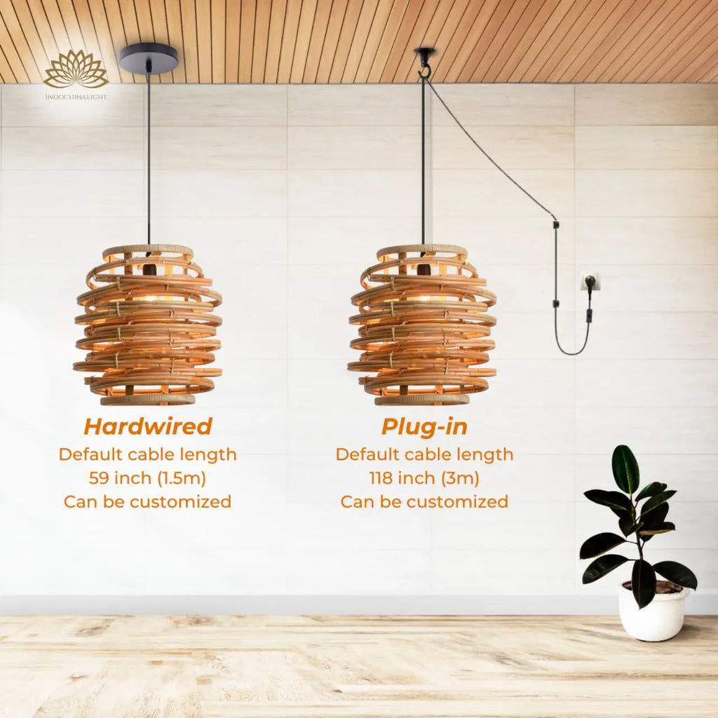 Oriana Grass Bamboo Pendant Light