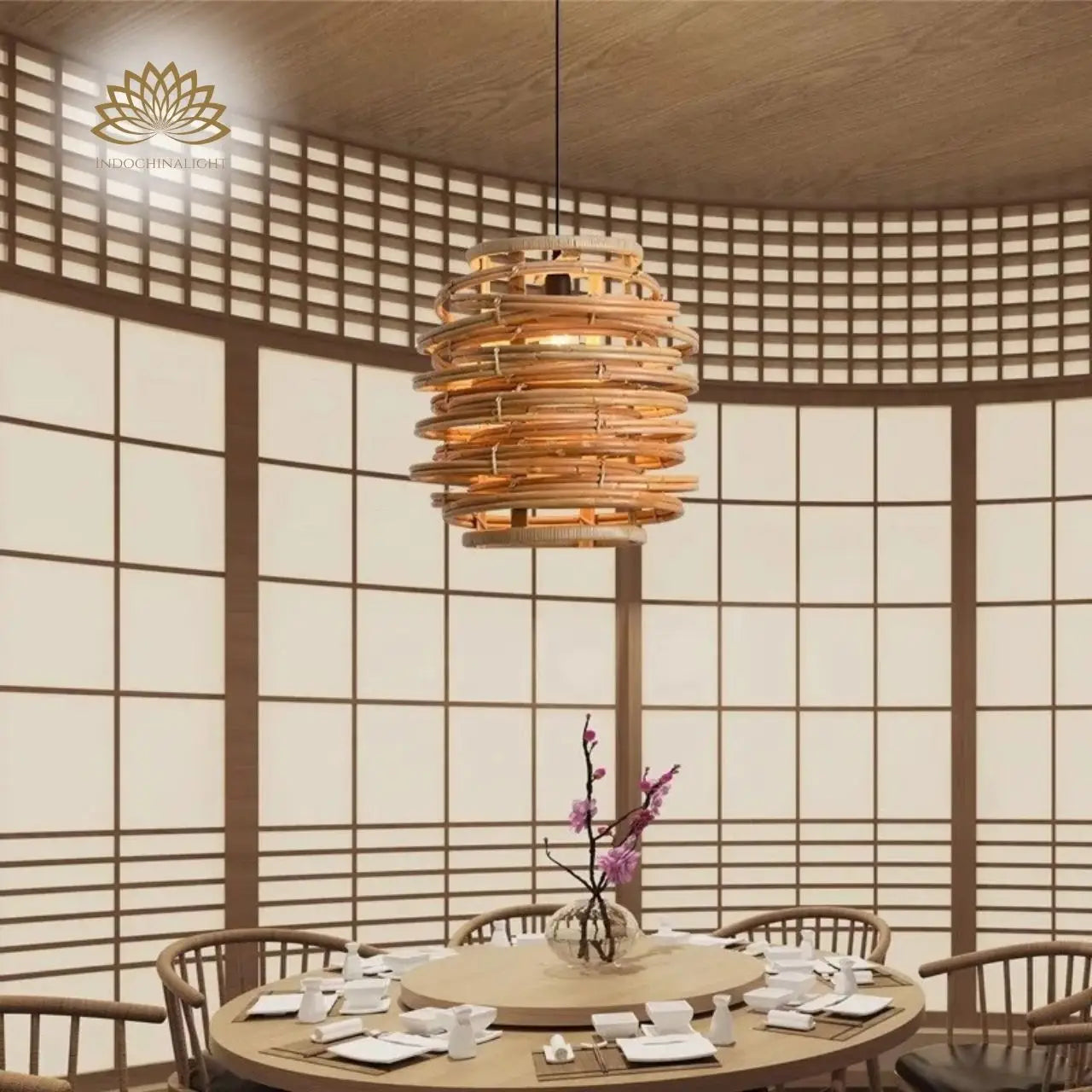 Oriana Grass Bamboo Pendant Light