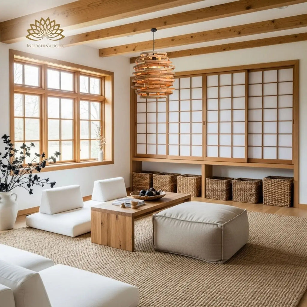 Oriana Grass Bamboo Pendant Light