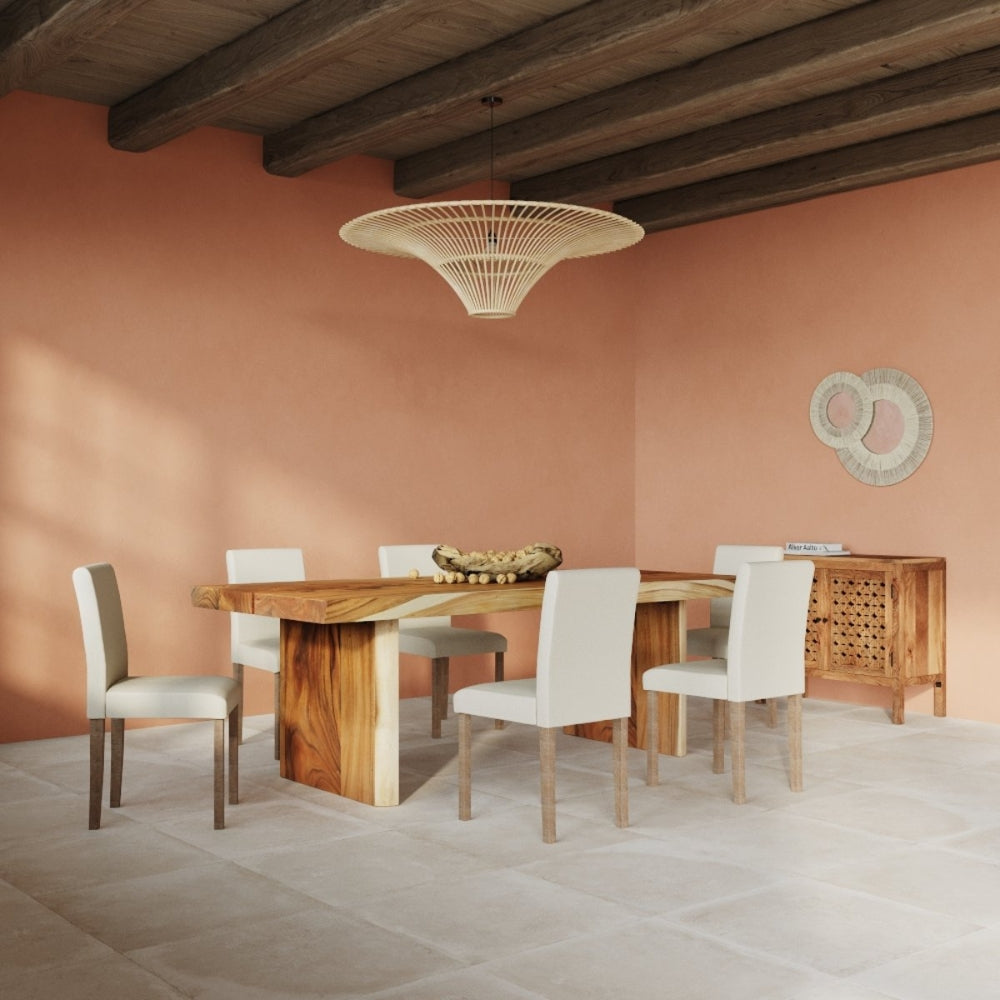 Junita Wabi Sabi Wide Saucer Extra Large Rattan Ceiling Light