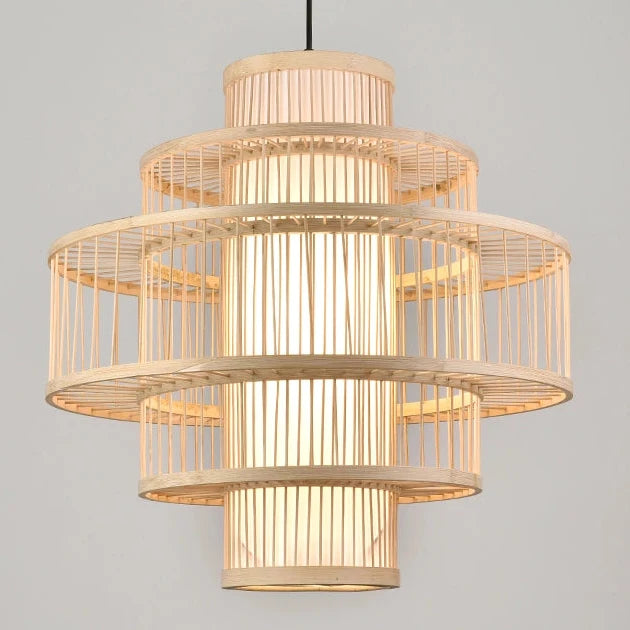 Parren Japanese Bamboo Pendant Light