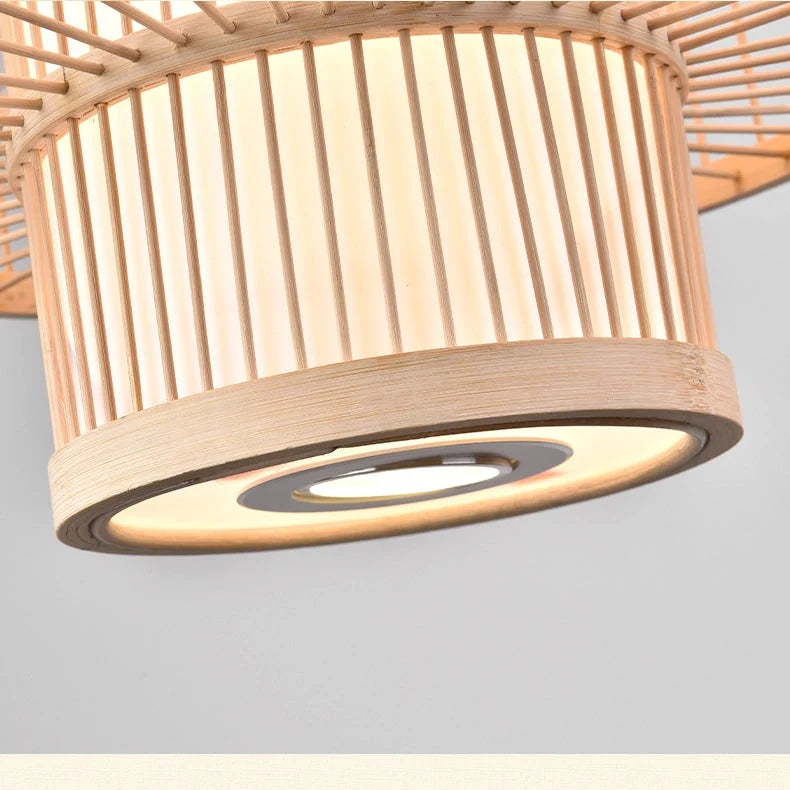 Parren Japanese Bamboo Pendant Light