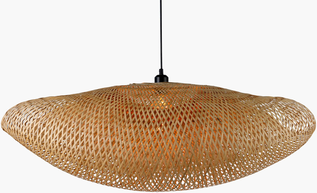 Pattranan Wabi Sabi Bamboo Woven Pendant Light