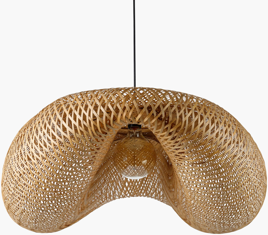 Pattranan Wabi Sabi Bamboo Woven Pendant Light