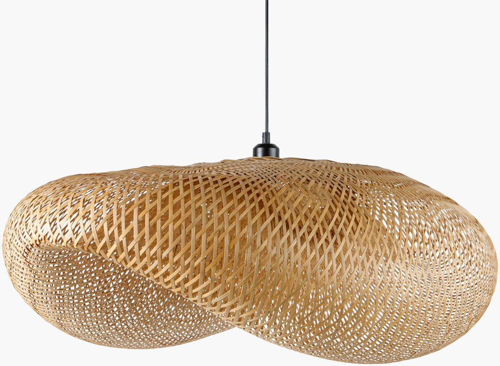 Pattranan Wabi Sabi Bamboo Woven Pendant Light