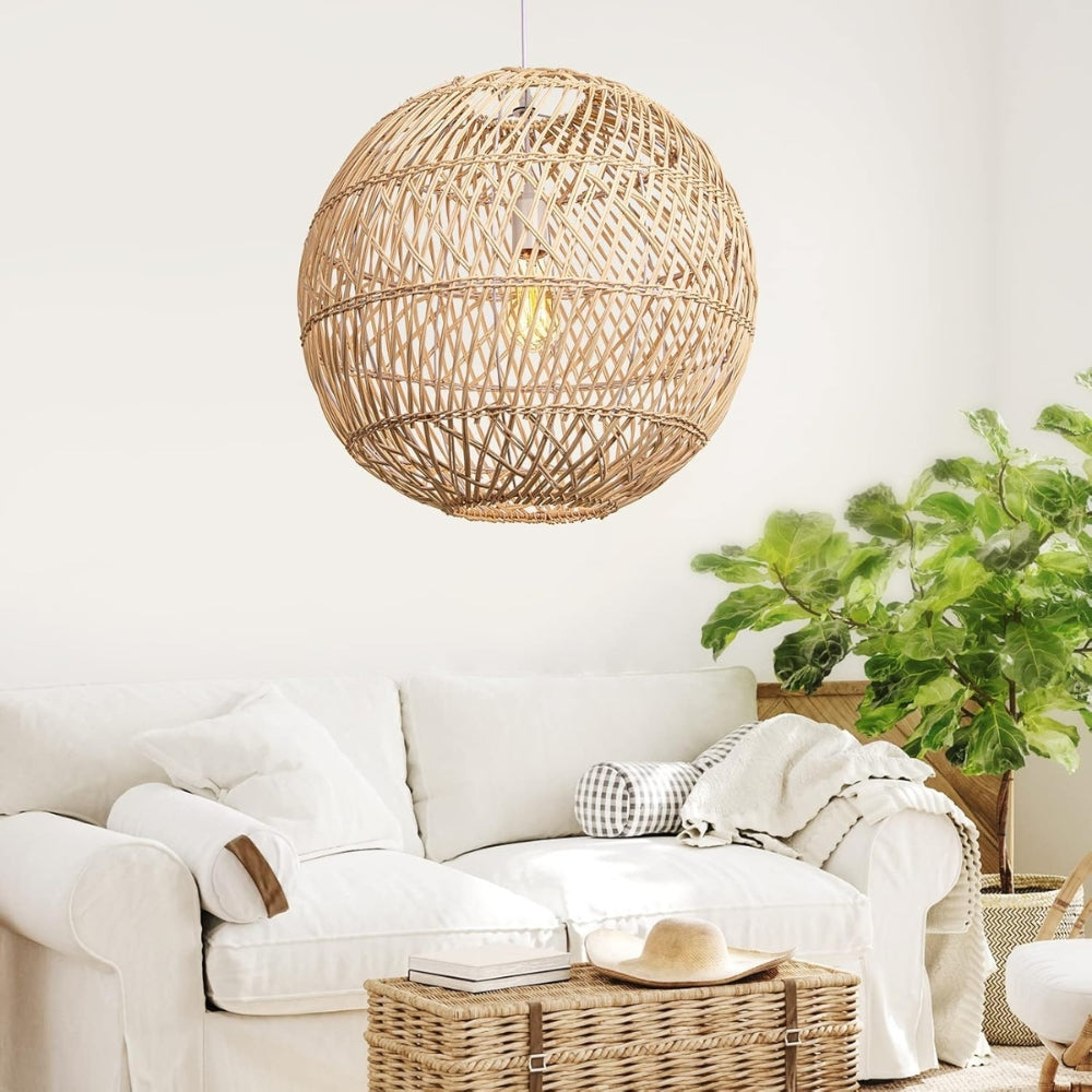 Summerland Round Rattan Pendant Light