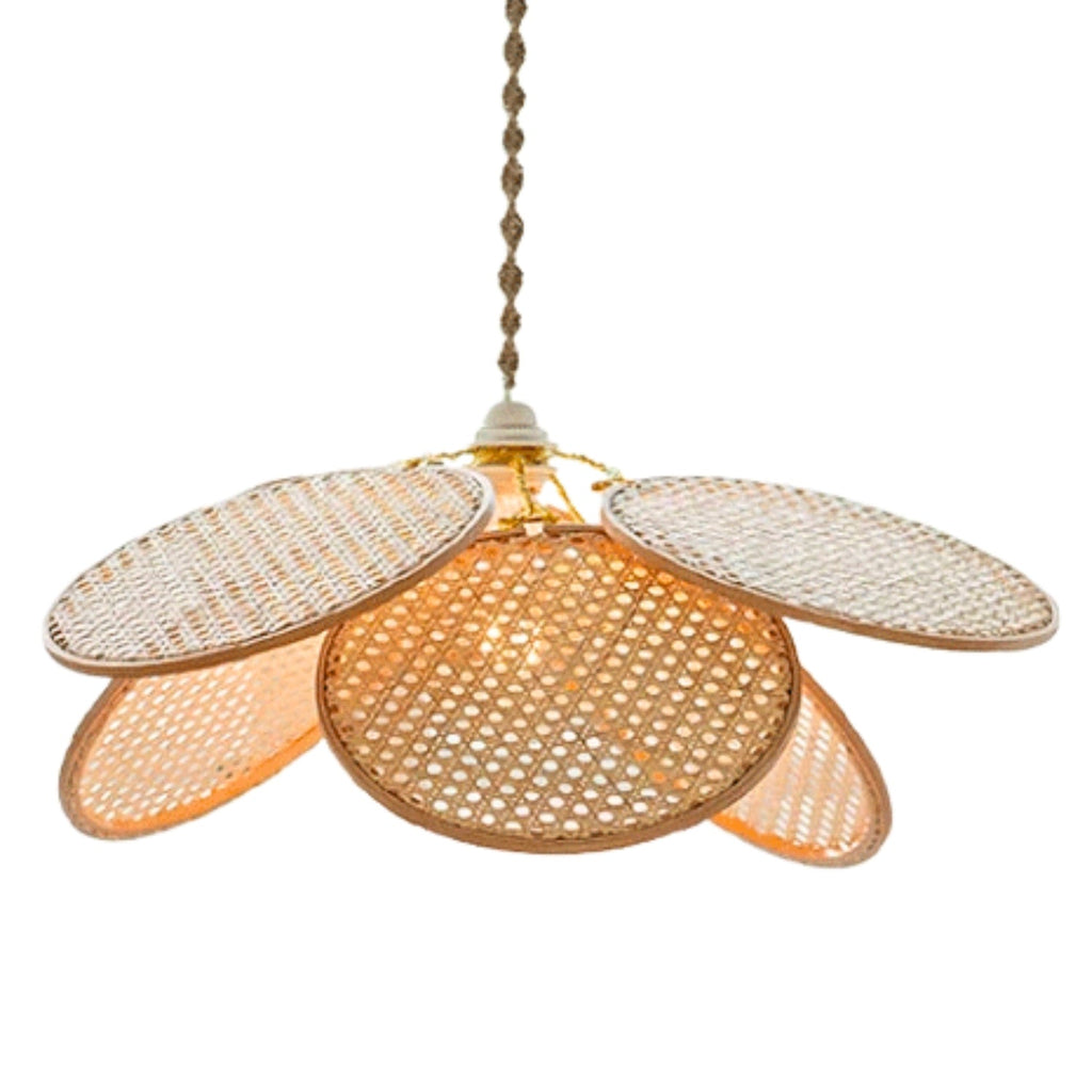Ritta French Country Rattan Pendant Light