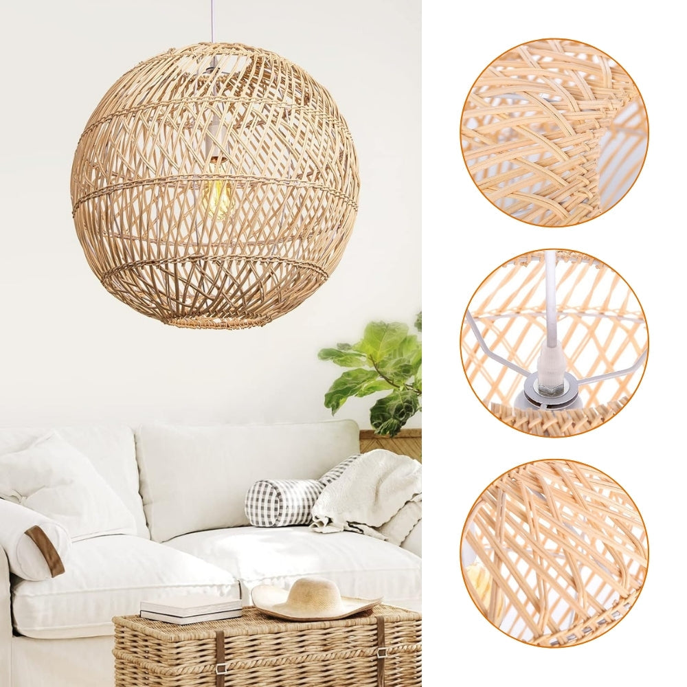 Summerland Round Rattan Pendant Light