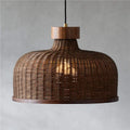 Sago Round Wicker Rattan Pendant Light