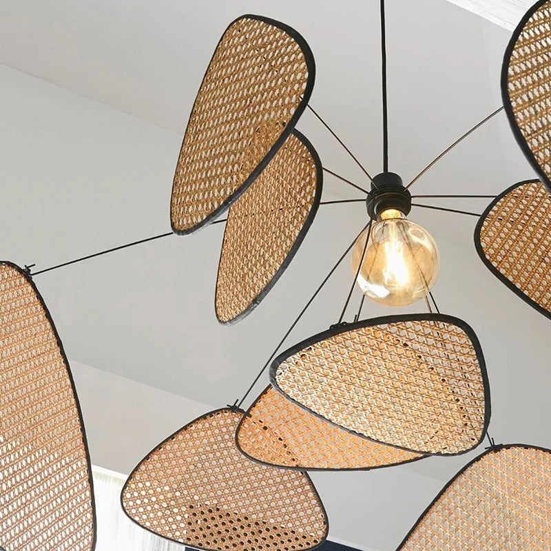 Screen Cannage Giant Rattan Pendant Light