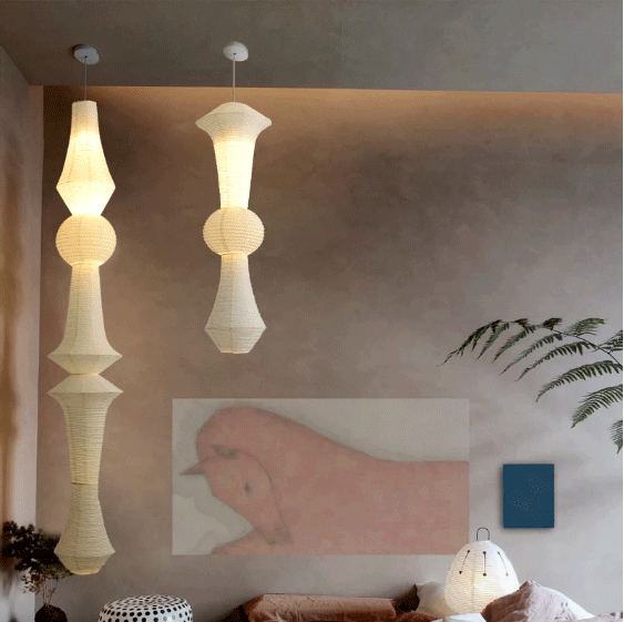 Akari Wabi Sabi Paper Pendant Light