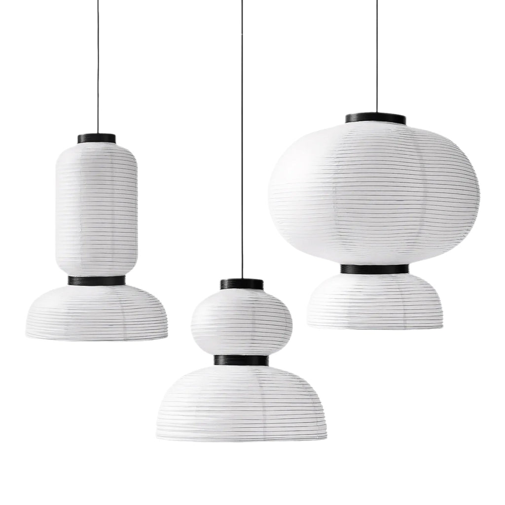 Set 3 Wabi Sabi Hourglass Pendant Light