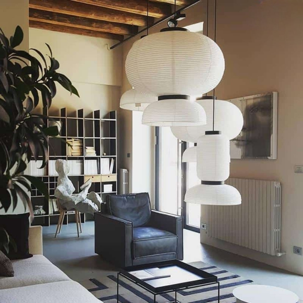 Set 3 Wabi Sabi Hourglass Pendant Light