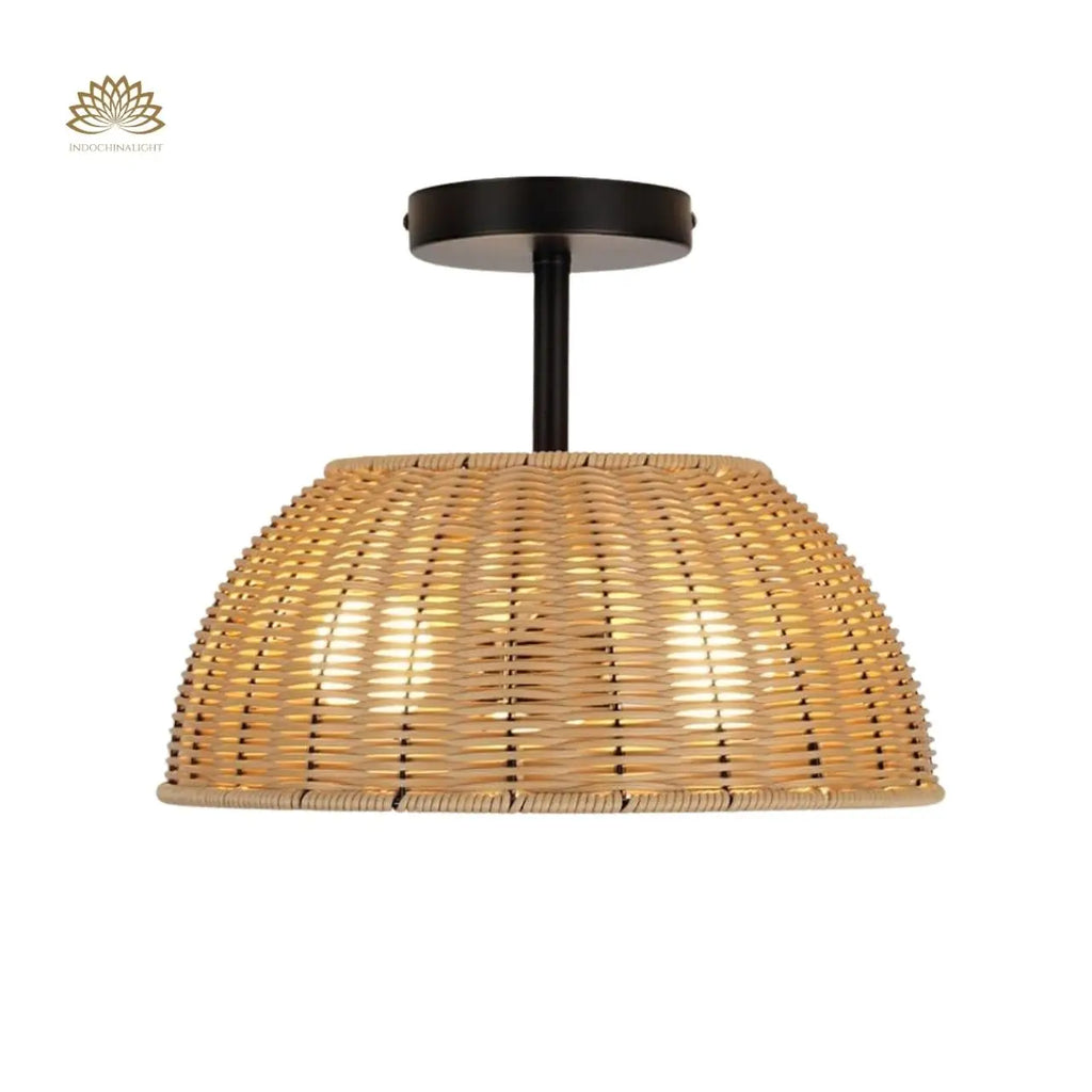 Sherley Boho Wicker Rattan Pendant Light