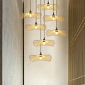 Soku Japanese Wabi Sabi Bamboo Pendant Light