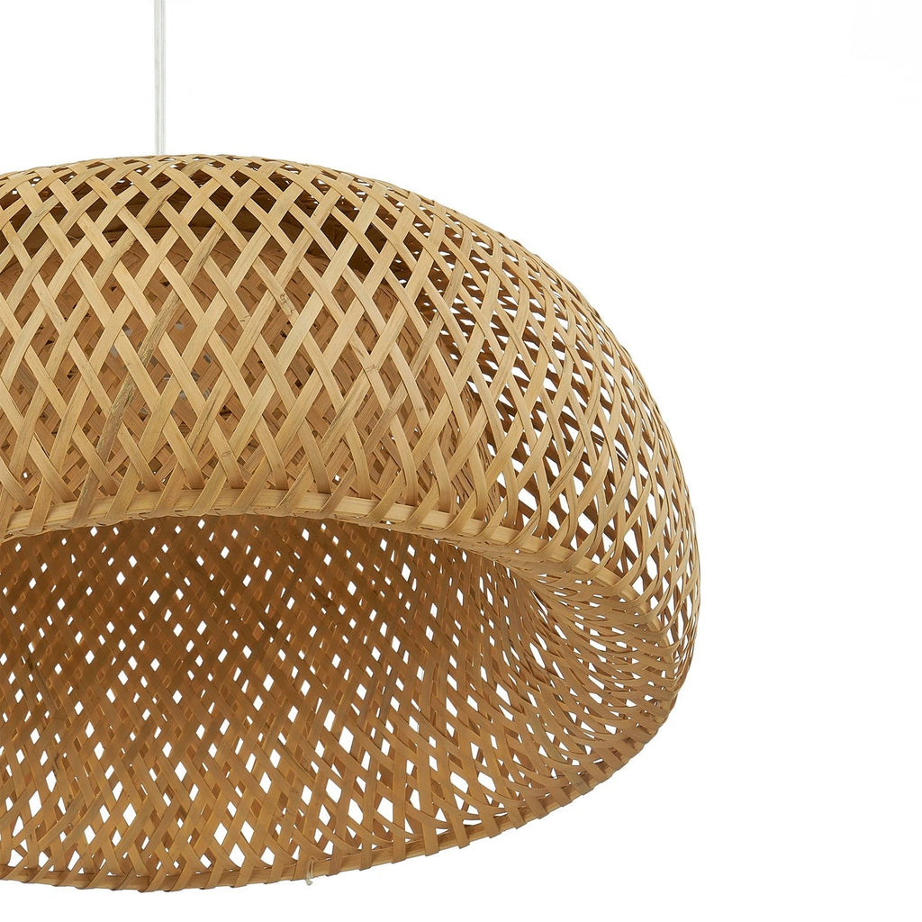 TAO Oriental Small Bamboo Basket Pendant Light