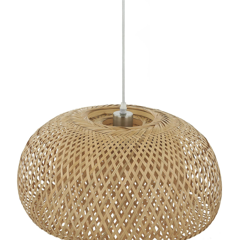 TAO Oriental Small Bamboo Basket Pendant Light