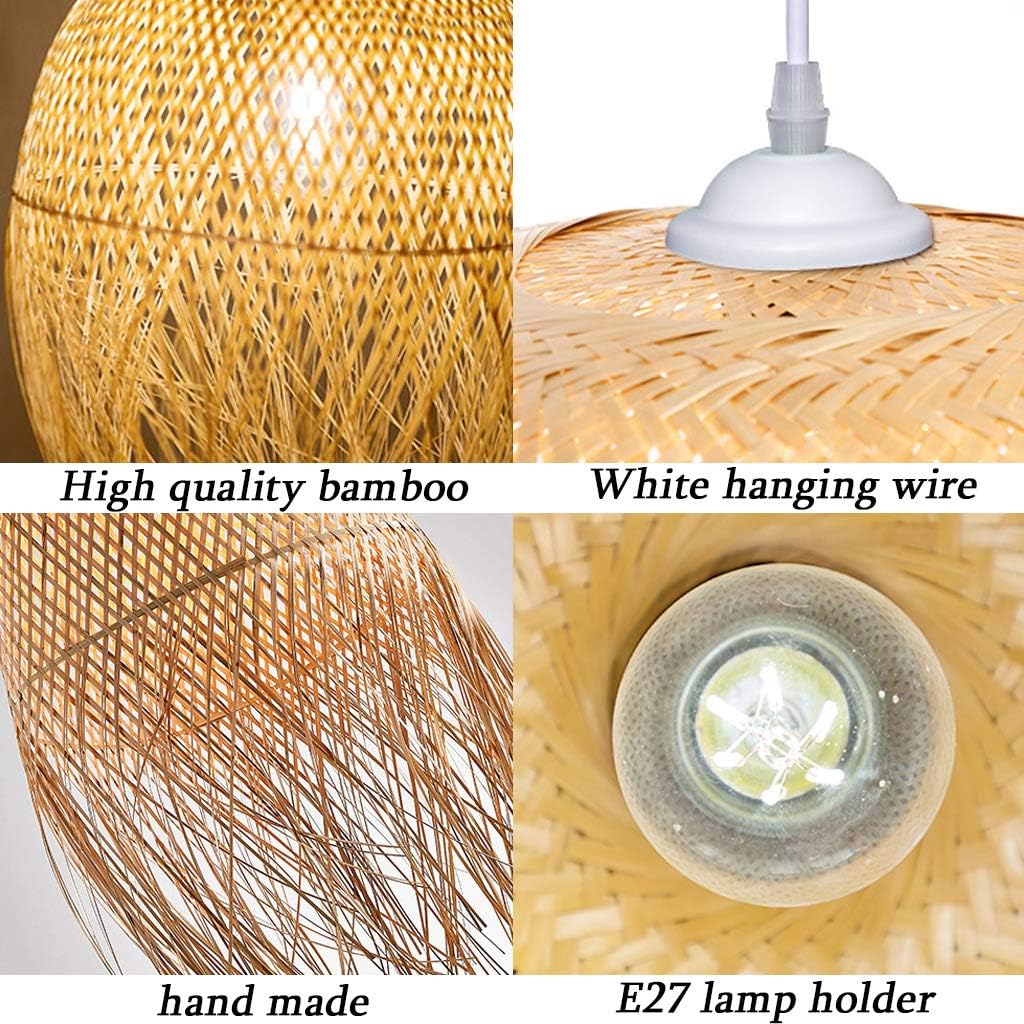 Tassel Bamboo Pendant Light Shade