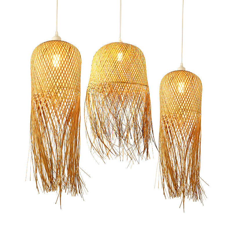Tassel Bamboo Pendant Light Shade