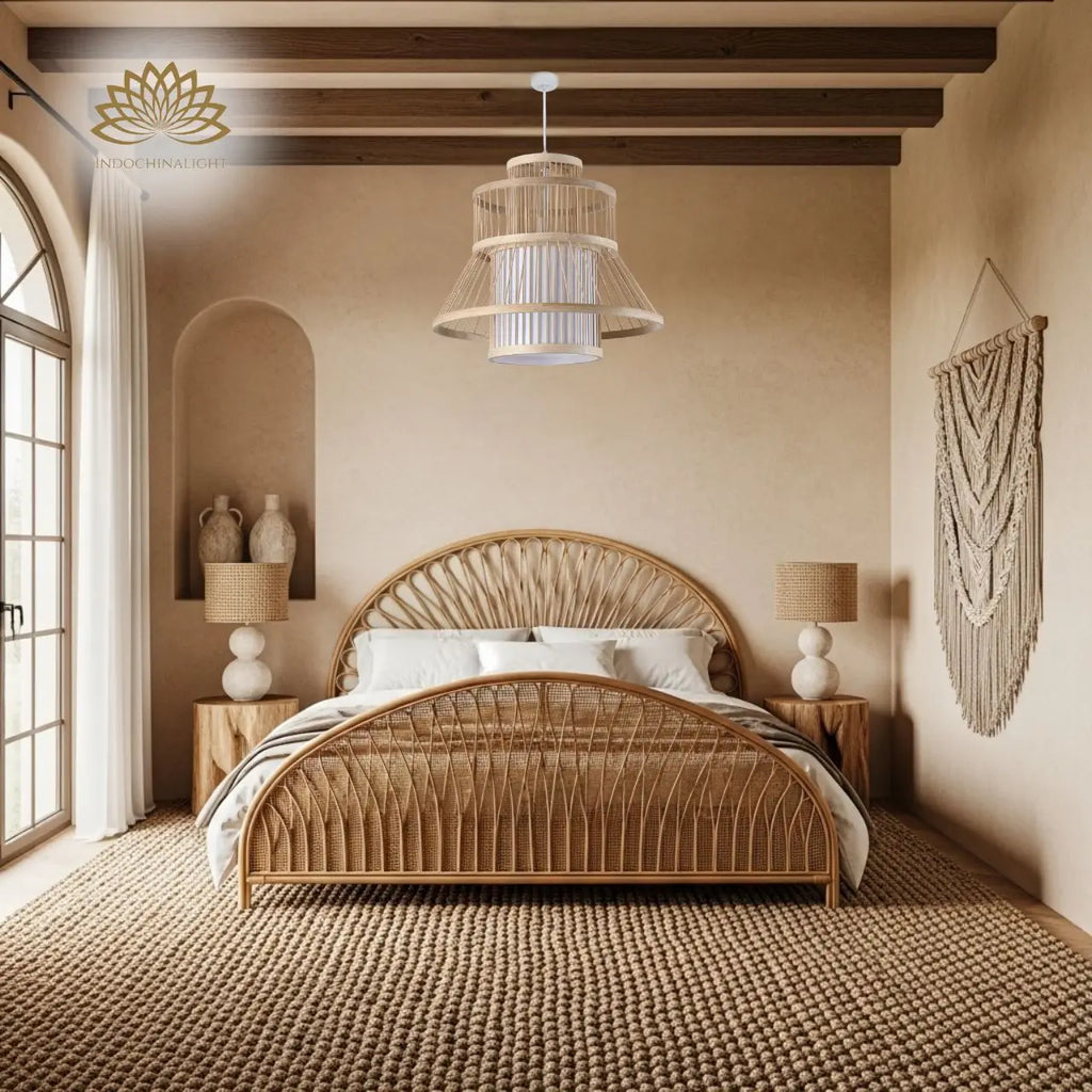 Tatami Bamboo Pendant Light