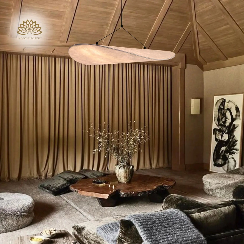 Tense Cloud Japanese Wabi Sabi Silk Pendant Light