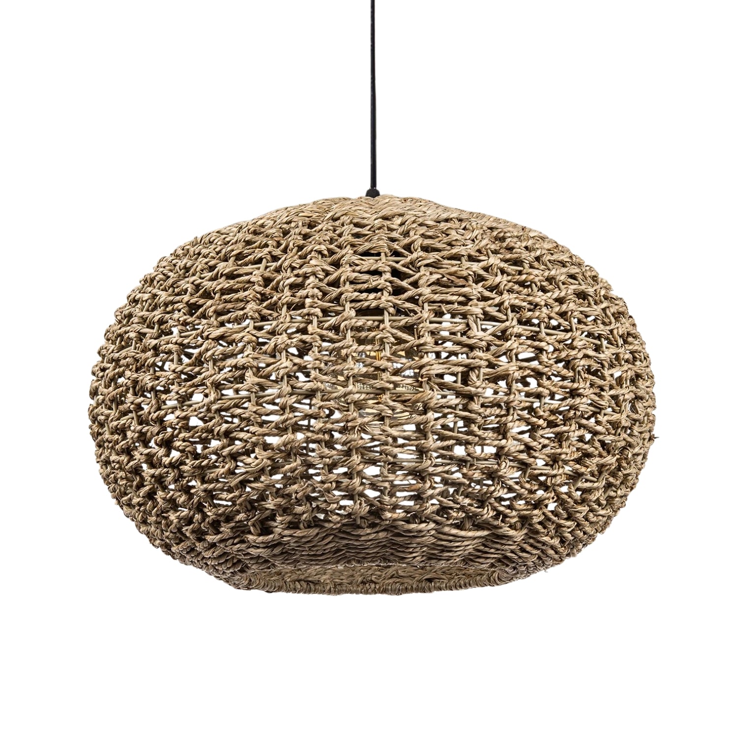 Teru Ji Kaikang Wabi Sabi Wicker Pendant Light