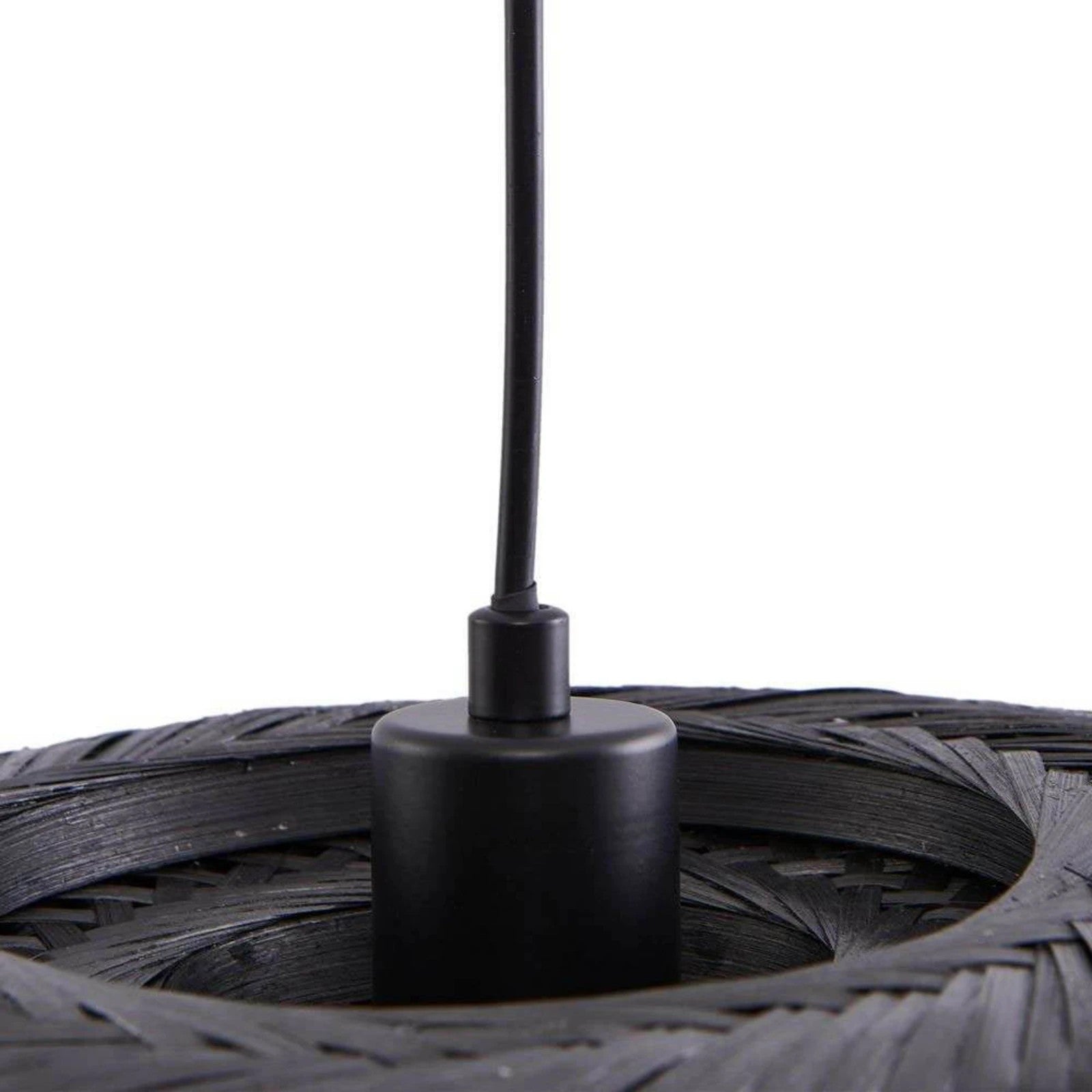 Eskil Black Bamboo Pendant Light Shade