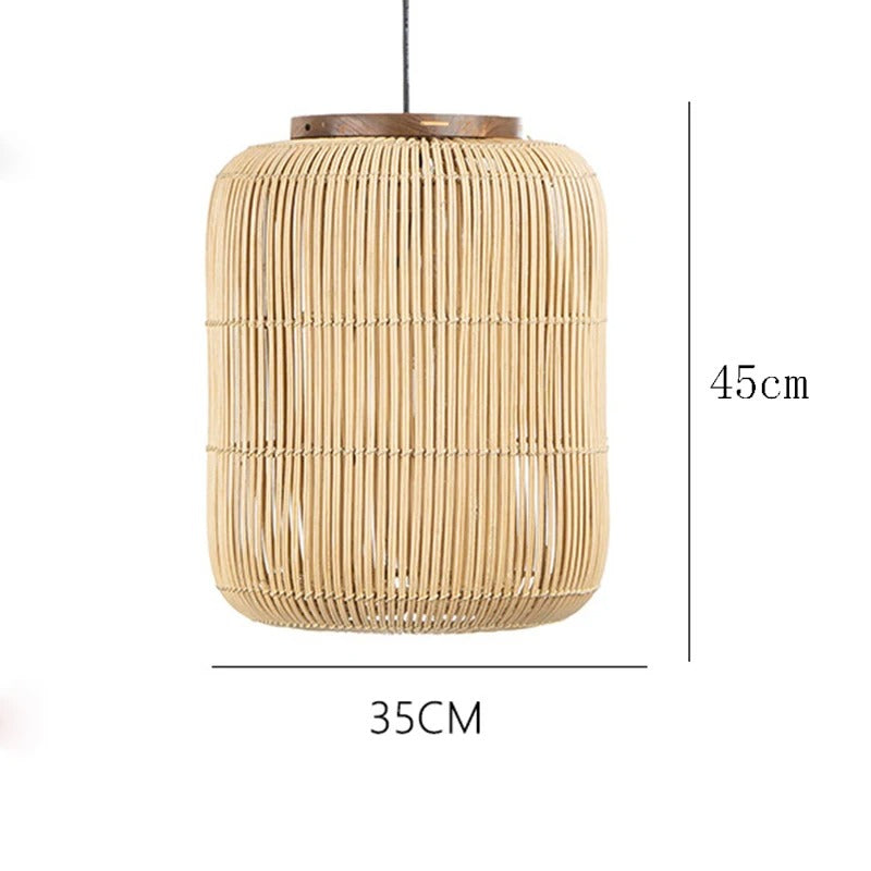 dBodhi Large Black Rattan Hanging Light
