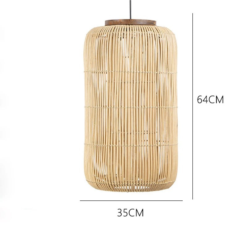dBodhi Large Black Rattan Hanging Light