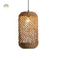 Meredith Basket Wicker Woven Pendant Light