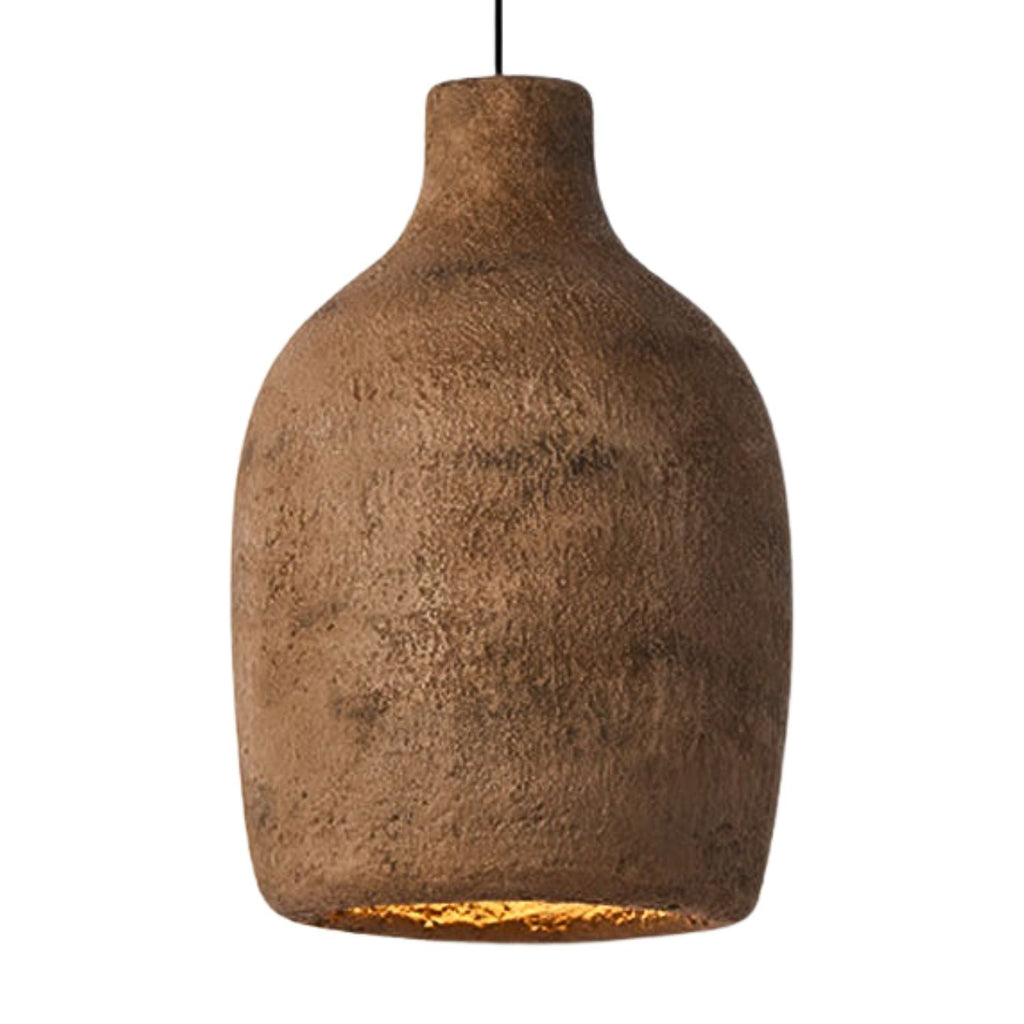 Vase Ceramic Resin Wabi Sabi Pendant Light