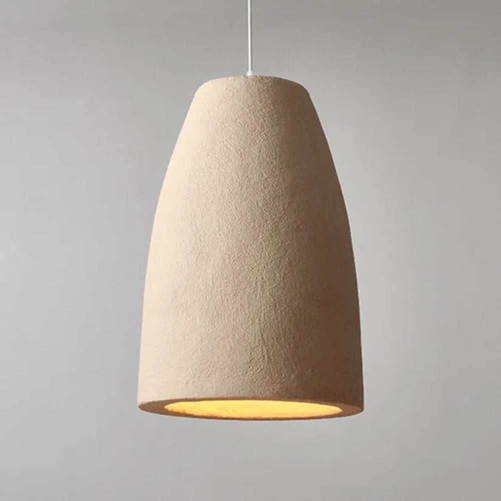 Ebony Wabi Sabi Cylinder Pendant Light