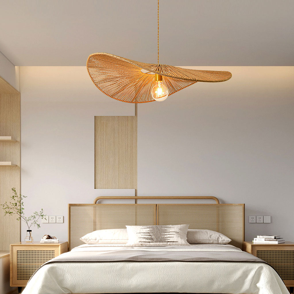 Wabi Sabi Hemp Rope Pendant Light