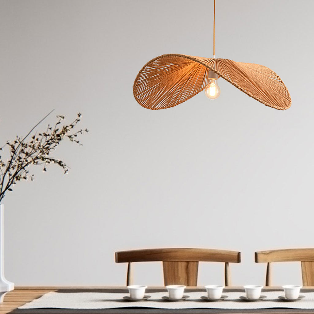Wabi Sabi Hemp Rope Pendant Light