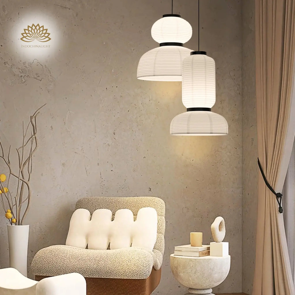 Set 3 Wabi Sabi Hourglass Pendant Light