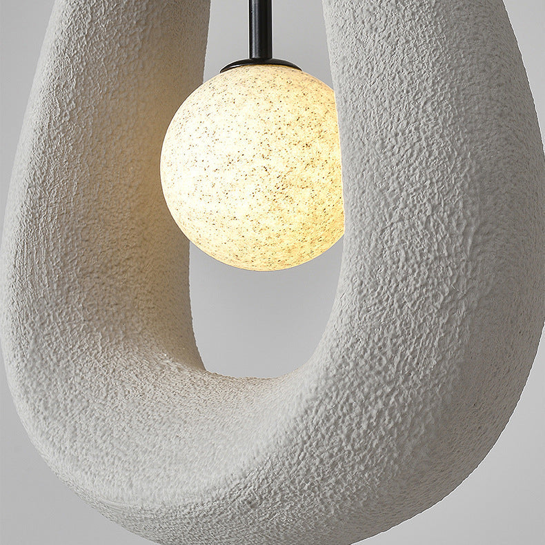 Wabi Sabi Modern Teardrop Pendant Light