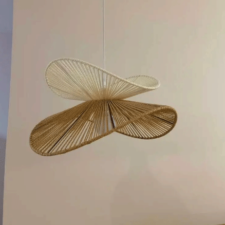 Kiriana Wabi Sabi Hemp Rope Pendant Light
